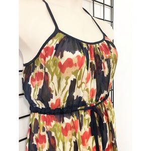 Anthropologie Moulinette Soeurs Silk Floral Dress